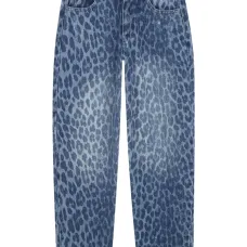 Джинсы с леопардовым принтом Джинсы с леопардовым принтом