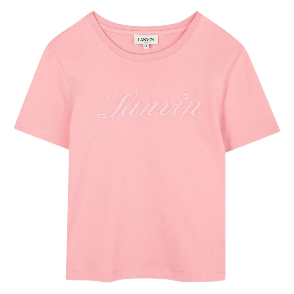 футболка с вышитым логотипом