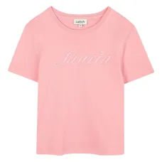 футболка с вышитым логотипом