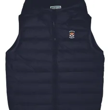 дутый жилет с капюшоном