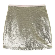 юбка мини с пайетками