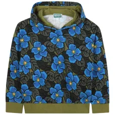 худи с цветочным принтом