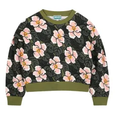 толстовка с цветочным принтом толстовка с цветочным принтом