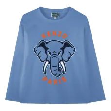 футболка с длинными рукавами и принтом