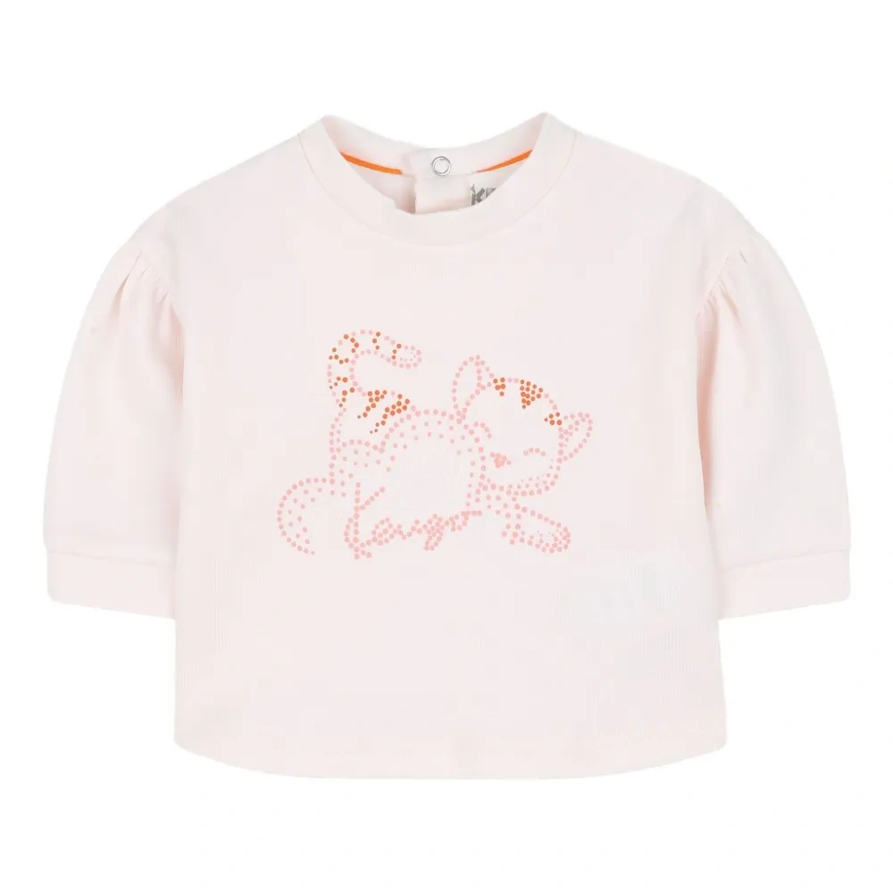 Комплект из топа и шортов с принтом