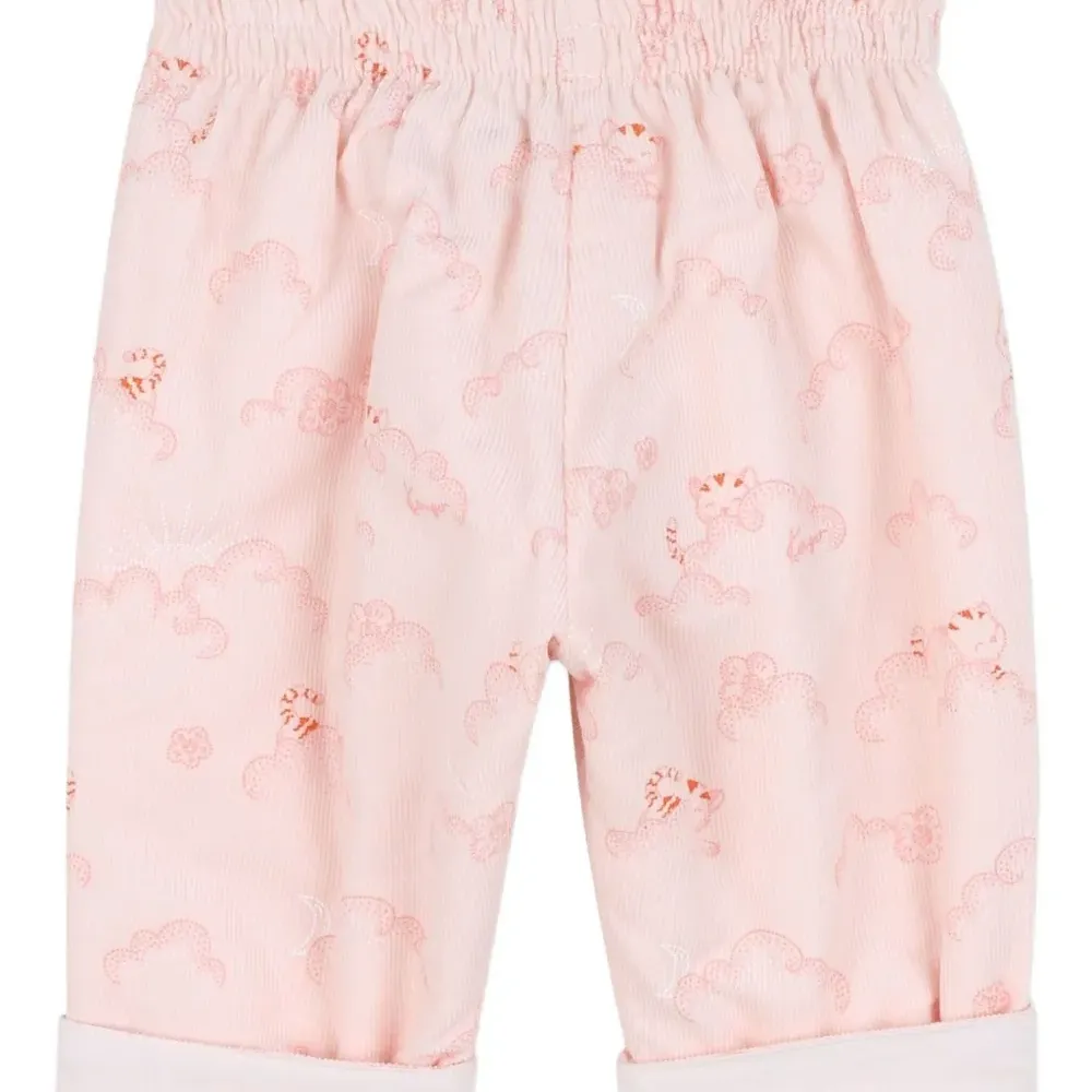 Комплект из топа и шортов с принтом