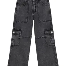 Джинсы с карманами карго