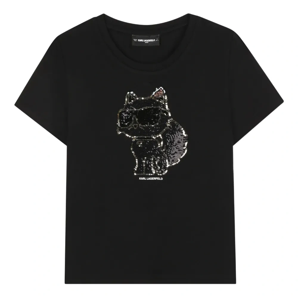 футболка Choupette с пайетками