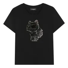 футболка Choupette с пайетками