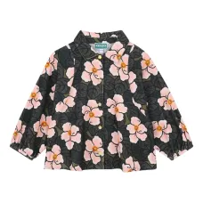 блузка с цветочным принтом