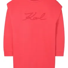 платье-толстовка с вышитым логотипом платье-толстовка с вышитым логотипом