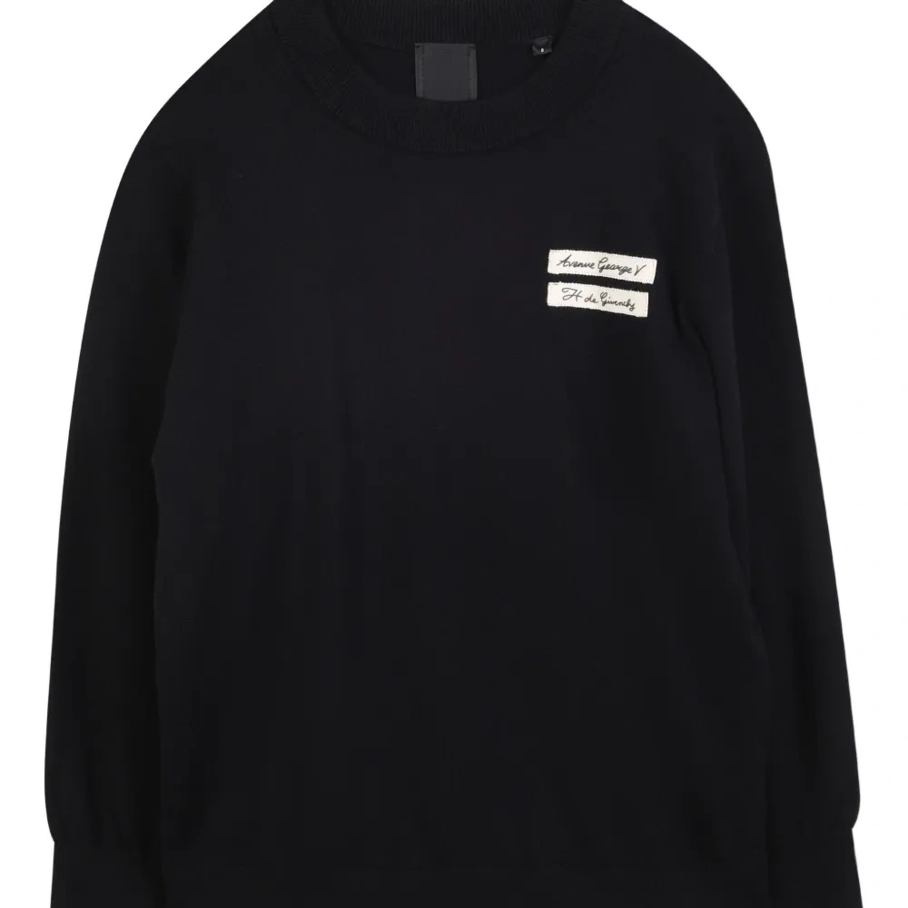 толстовка с нашивкой-логотипом