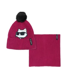 шапка бини с аппликацией Choupette