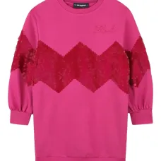 платье-толстовка с пайетками платье-толстовка с пайетками