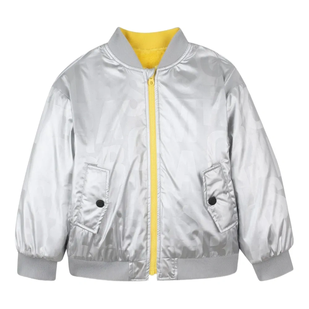 Бомбер с эффектом металлик