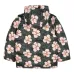Пуховик с цветочным принтом