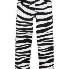 Брюки с зебровым принтом