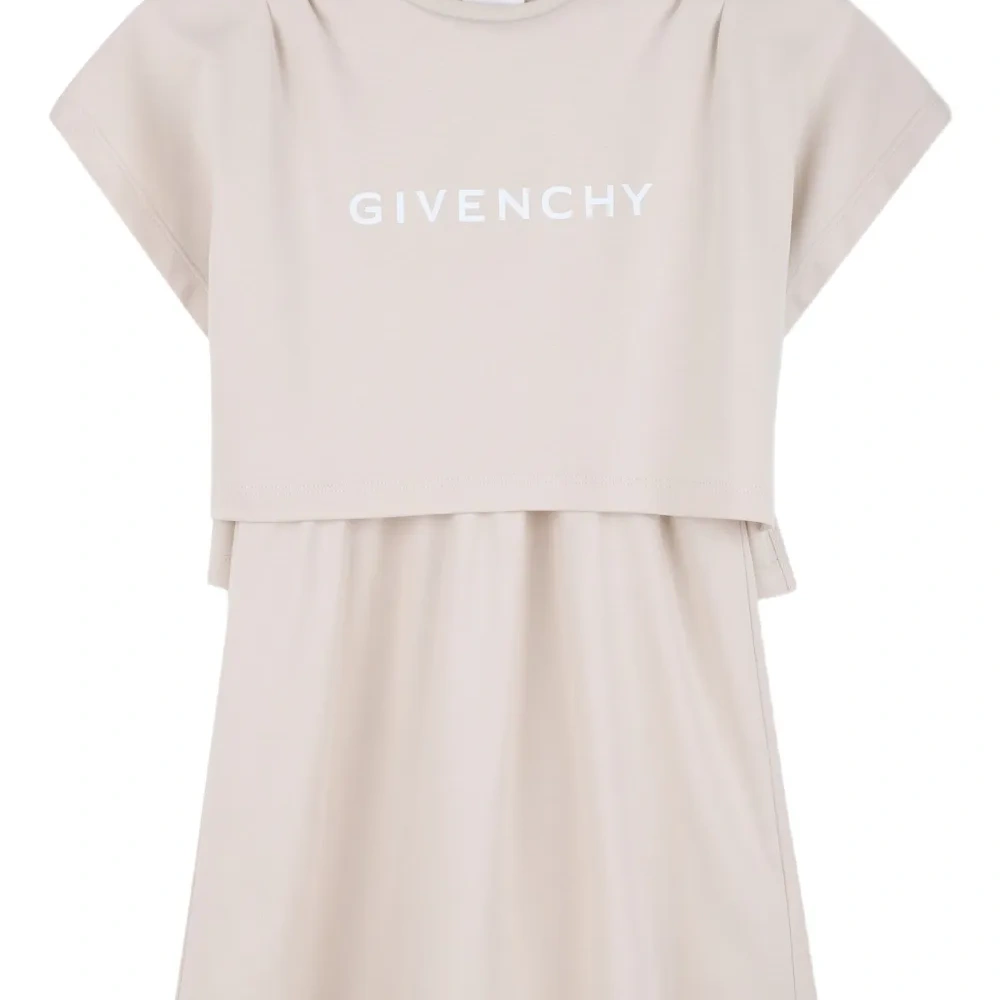 Многослойное платье с логотипом