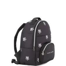 дутый рюкзак с цветочным принтом