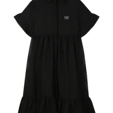 ярусное платье с оборками