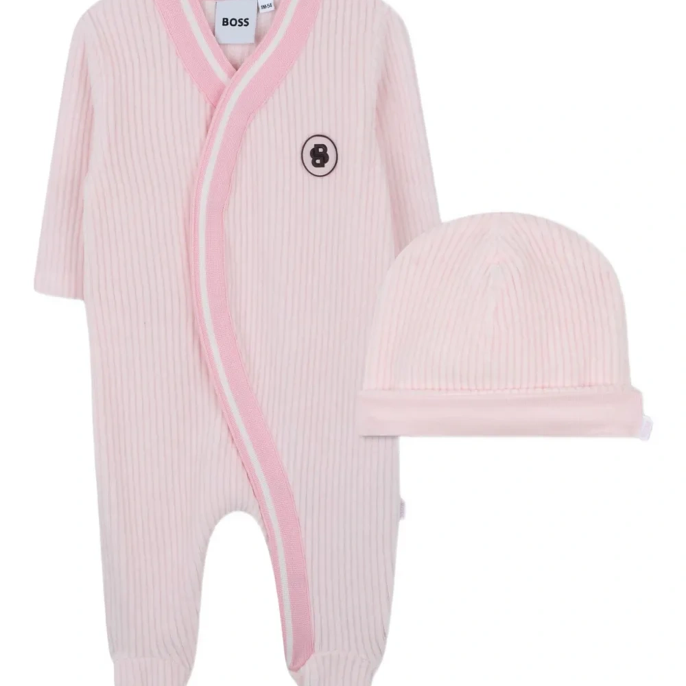 комплект для новорожденного в рубчик