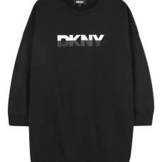 платье с вышитым логотипом