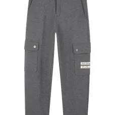 Меланжевые брюки карго