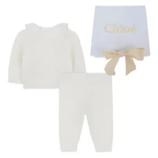 Комплект из толстовки и брюк с оборками Комплект из толстовки и брюк с оборками