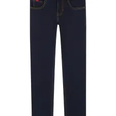 Джинсы с контрастной строчкой