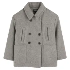 Двубортное пальто