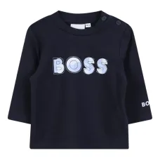 топ с длинными рукавами с логотипом