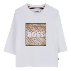 футболка с длинными рукавами и логотипом