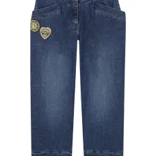 джинсы с подворотами