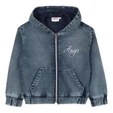 джинсовая куртка с вышитым логотипом джинсовая куртка с вышитым логотипом