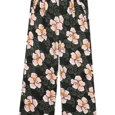 спортивные брюки с цветочным принтом