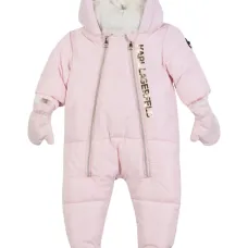 дутый комбинезон с капюшоном