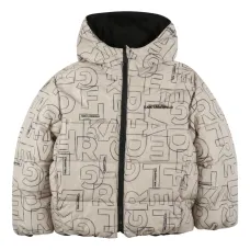 стеганый пуховик с логотипом