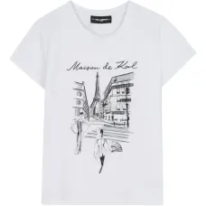 футболка Maison de Karl с графичным принтом