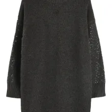 Трикотажное платье с пайетками