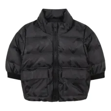 Стеганый пуховик с логотипом