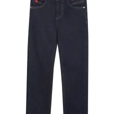 джинсы с логотипом