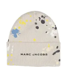 Шапка бини с эффектом разбрызганной краски