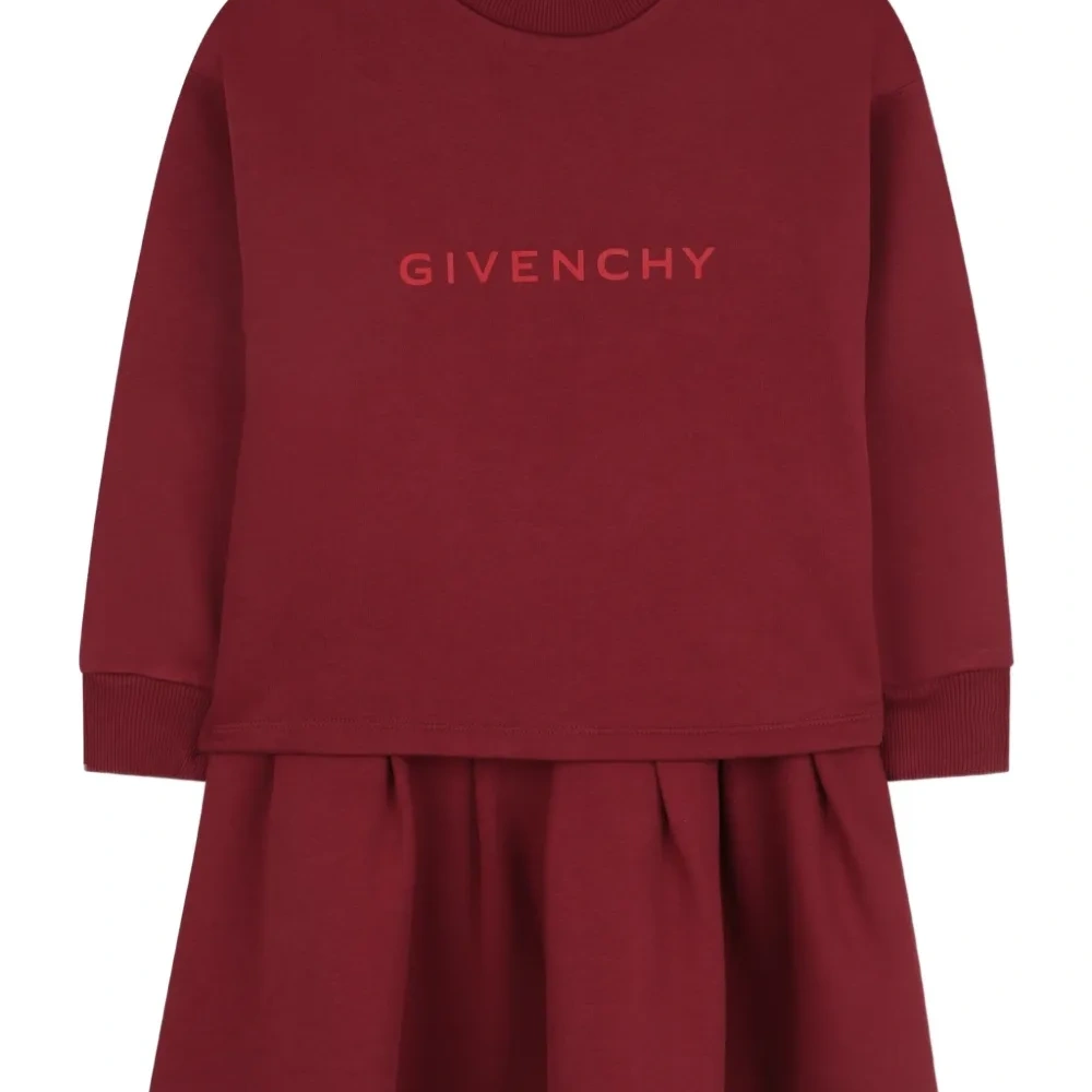 платье-толстовка с логотипом