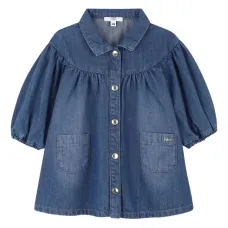 джинсовое платье-рубашка