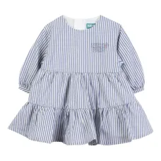 ярусное платье в полоску