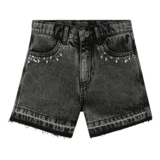 джинсовые шорты с бусинами джинсовые шорты с бусинами