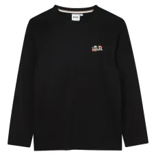 футболка с длинными рукавами и вышитым логотипом