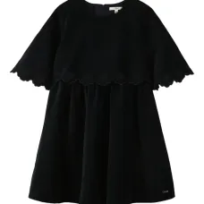 Платье с фестонами и вышивкой Платье с фестонами и вышивкой