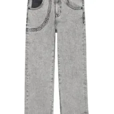 джинсы с логотипом