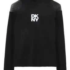 топ с высоким воротником и прозрачными вставками